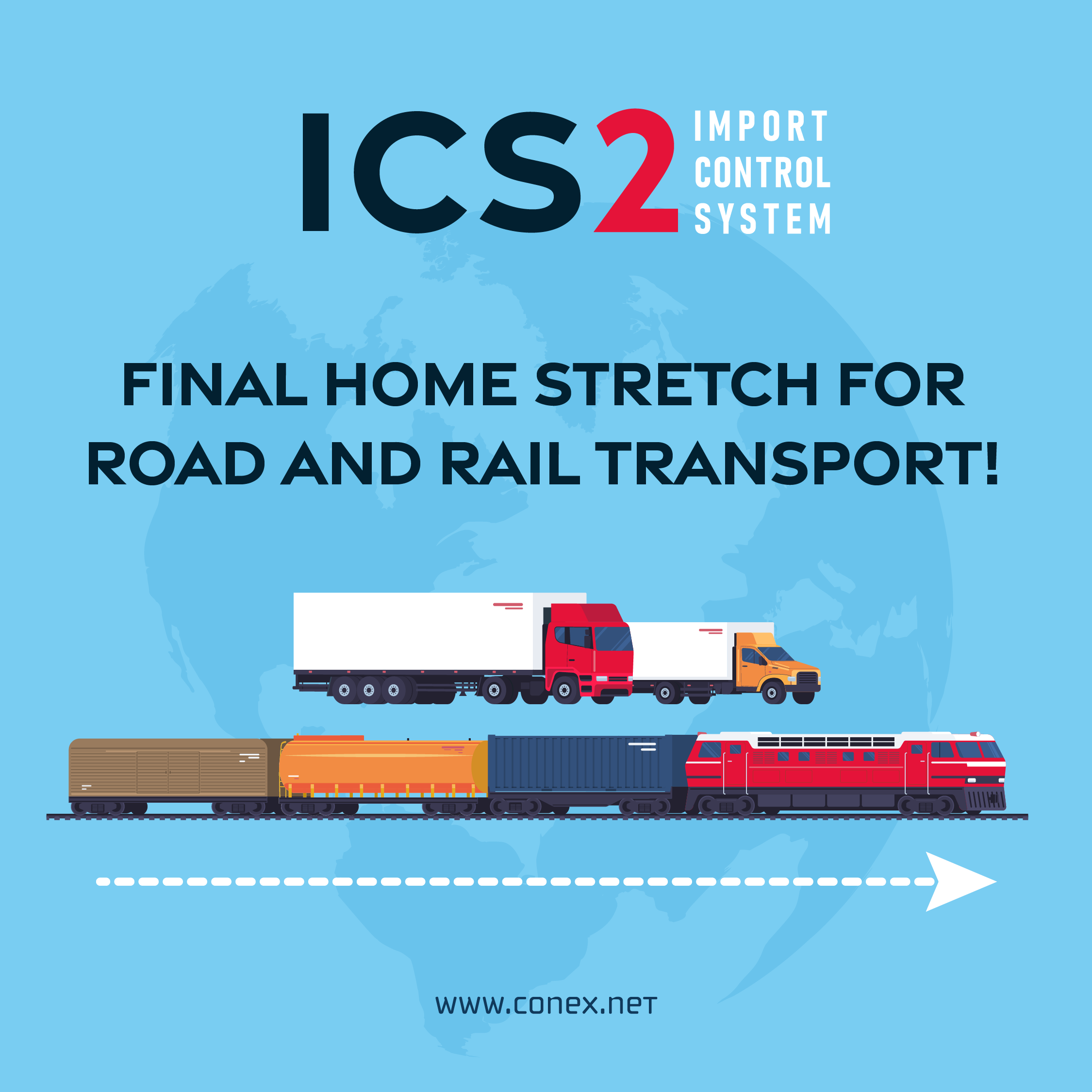 The European Union is continuing to roll out its ICS2 security system, which now extends to road and rail. Since 1st April, there has been a transitional period, called Deployment Window, during which operators must prepare for compliance by 1st September 2025 at the latest. But who actually has to submit the ENS declaration? And what about RoRo or multiple filing? The rules are becoming clearer, the penalties are falling, and the requirements are intensifying… Concerned by goods’ movements into the EU? This article is for you… 📌 Read on to better understand ICS2 regulatory issues 🎯 Which software solution integrates all national and modal specificities to guarantee your compliance? SAFE via conex™